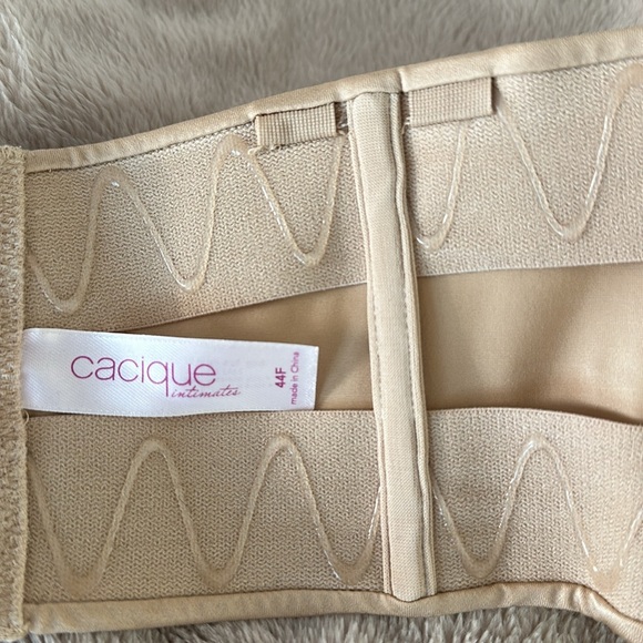 Cacique Lane Bryant Strapless Bra 44F - Picture 3 of 4